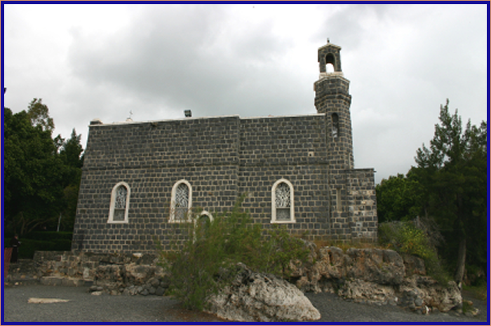 The church at Tabgha on the shore of Galilee is the traditional place where Jesus multiplied the loaves of bread and fishes