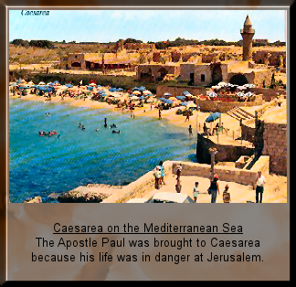 Caesarea on the Mediterranean Sea
