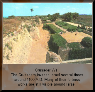 Crusader Wall at Caesarea
