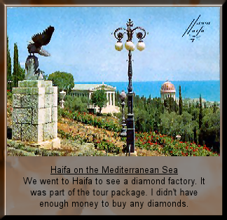 City of Haifa and the Mediterranean Sea