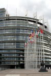 European Parliament Building in Strasbourg, France