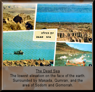 Montage of Dead Sea photos