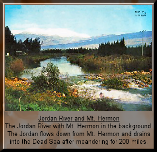 Jordan River and Mt. Herman